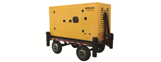 55 KVA-687.5 KVA 4/6 シリンダーの低排出量モバイルの発電所